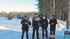 A sarjan palkitut: Hans Sundström, Tero Rantonen, Vesa Rajaniemi, Rainer Pruikkonen
