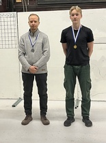 Ossi Härkönen YK ja Matti Konttinen OMAS vas M ilmakiv parhaat 